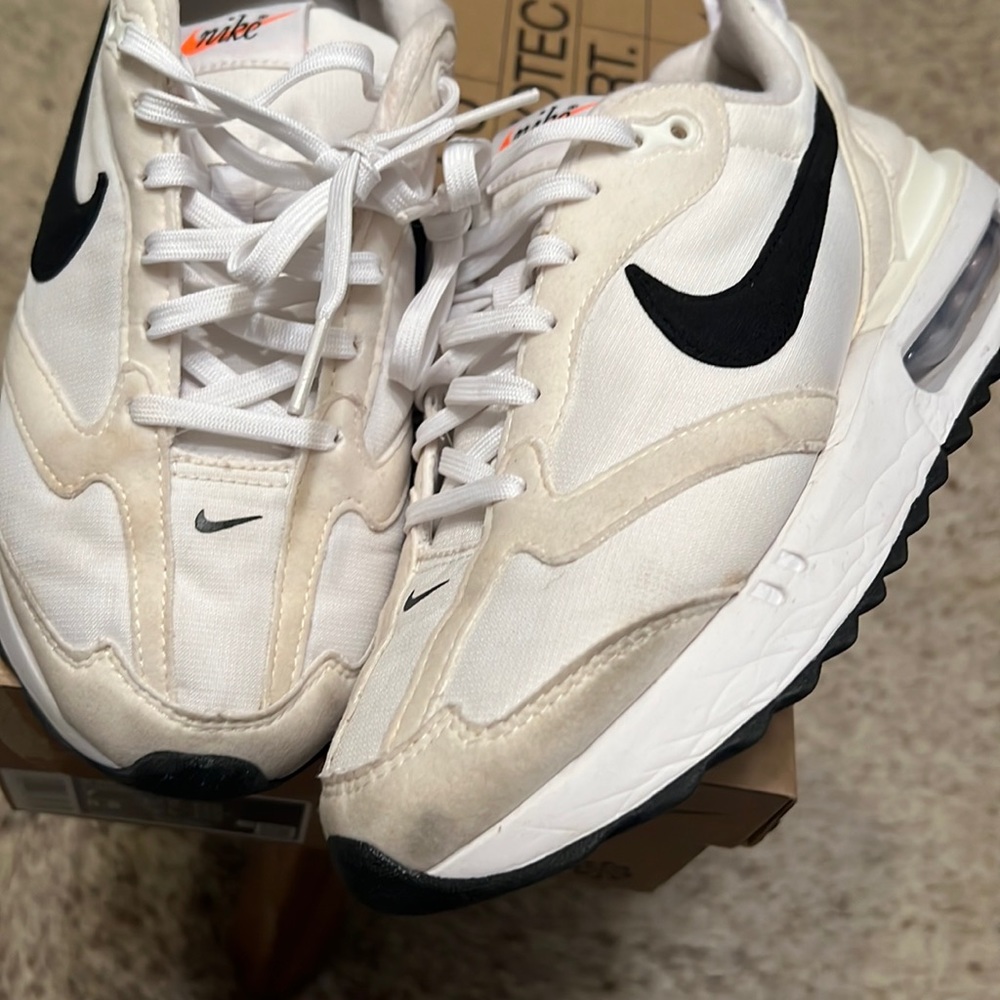 Nike White and Black Athletic Shoes